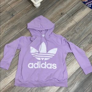 Lilac/lavender purple Adidas hoodie